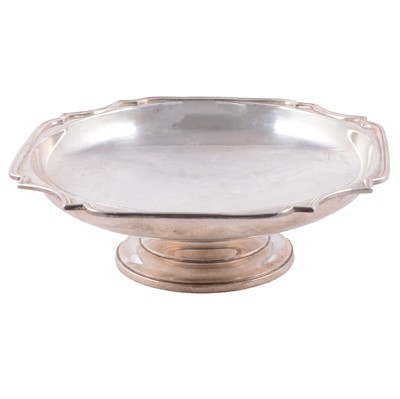 Lot 162 - Silver pedestal bowl