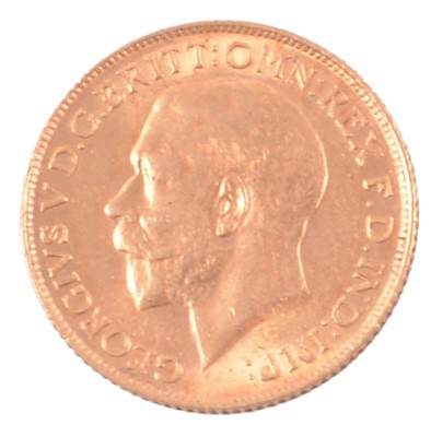 Lot 139 - A Gold Full Sovereign Coin, George V 1918.