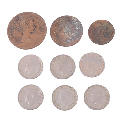 Lot 207B - One bag of British post-1947 pre-decimal coinage.