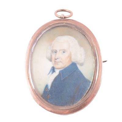Lot 113 - An early 19th century portrait miniature pendant.
