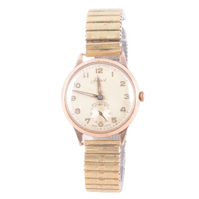Lot 429 - Accurist - a gentleman's 9 carat yellow gold manual wind wristwatch.