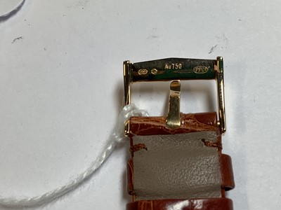 Lot 418 - Patek Philippe - a gentleman's 18 carat yellow gold wristwatch.