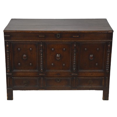 Lot 399 - Joined oak coffer