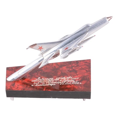 Lot 209 - Russian presentation MIG 19 aircraft model