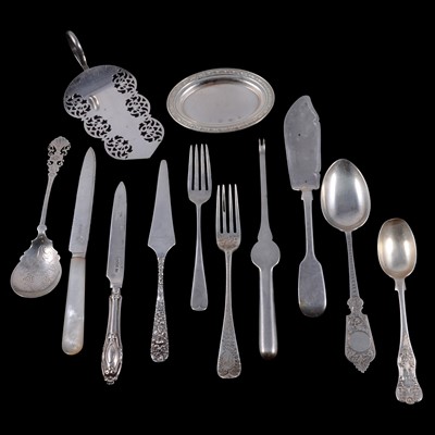 Lot 189 - Sundry silver cutlery