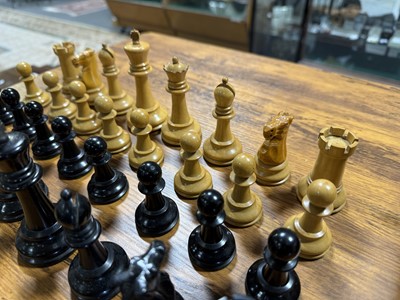 Lot 102 - J Jaques, The Staunton Chessmen, tournament set