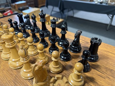 Lot 102 - J Jaques, The Staunton Chessmen, tournament set