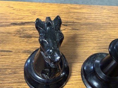 Lot 102 - J Jaques, The Staunton Chessmen, tournament set