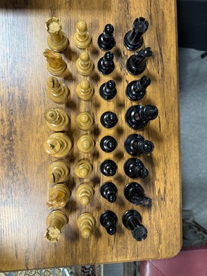 Lot 102 - J Jaques, The Staunton Chessmen, tournament set
