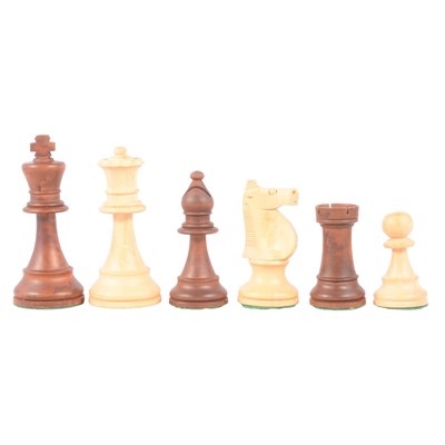 Lot 96 - French Staunton chess set, Lardy