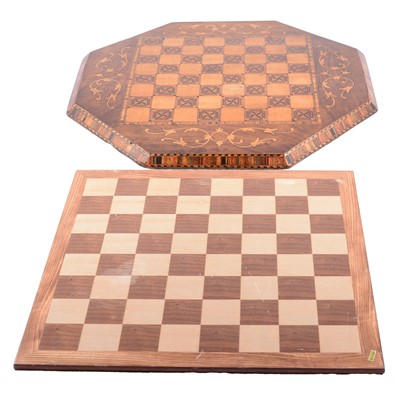 Lot 90 - Large Rajastani chess set and various boards