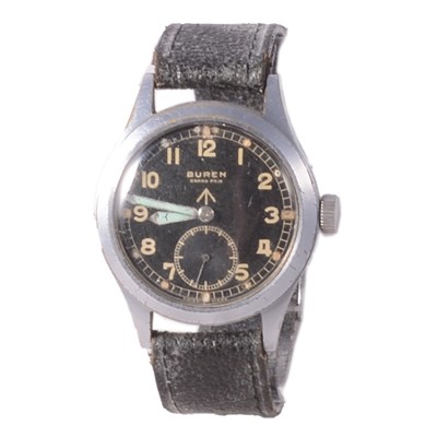 Lot 1166 - Buren Grand Prix "Dirty Dozen" British Military wristwatch