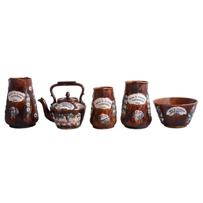 Lot 51 - Collection of Measham bargeware pottery