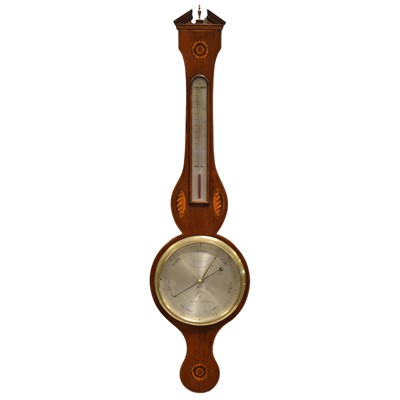 Lot 426 - George III mahogany barometer