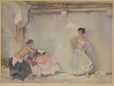 Lot 356 - After Sir William Russell Flint, two prints