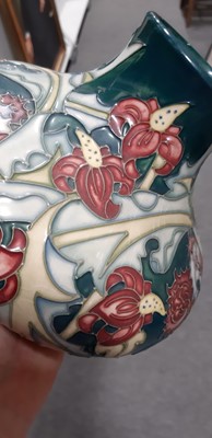 Lot 66 - Rachel Bishop for Moorcroft - a squat baluster vase in the Leicester design.