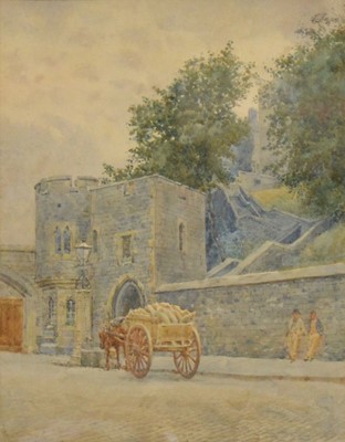 Lot 224 - George Moore Henton, The Entrance to Windsor Castle