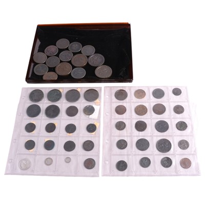 Lot 259 - Collection of 18th and 19th century British coins, Charles II and later.
