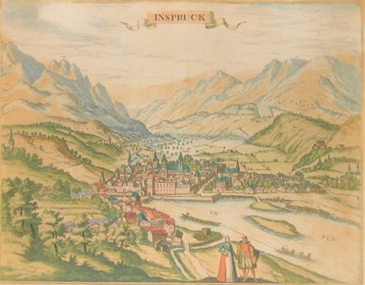 Lot 418 - Two engravings of Innsbruck, Austria