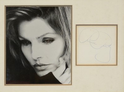 Lot 224 - Six signed framed photographs/ record sleeves - various artists