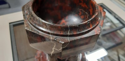 Lot 11 - Cornish serpentine font