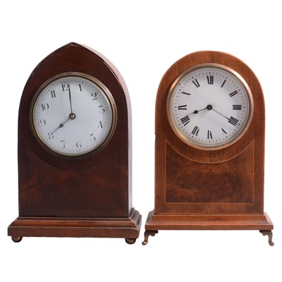 Lot 86 - Two Edwardian mantel clocks