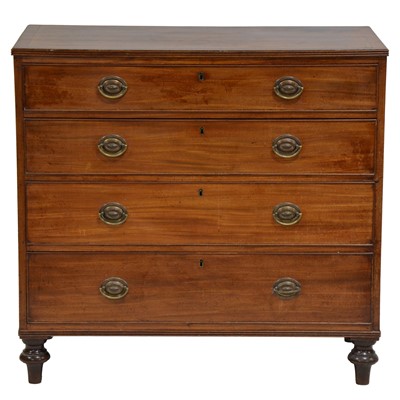 Lot 452 - Regency mahogany chest of drawers
