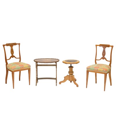 Lot 420 - Small group of Victorian and later furniture