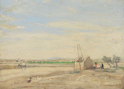 Lot 256 - H Bishop, Rural North African landscape