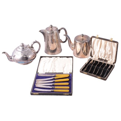 Lot 181 - Mixed quantity of silver plate