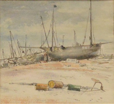 Lot 255 - Norman Smith, small quantity of watercolours, landscape and still life