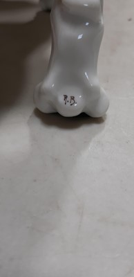 Lot 54 - Large Lladro group and a Bulldog figurine