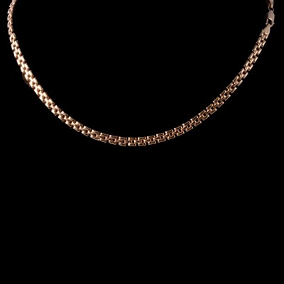 Lot 308 - Two 9 carat yellow gold necklaces.