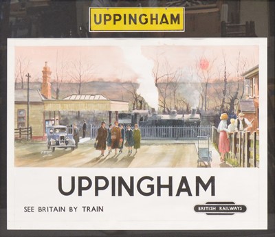 Lot 245 - Vic Millington, See Britain by Train - Uppingham, 2012