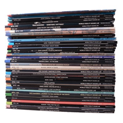 Lot 75 - Quantity of Mobile Fidelity Sound Labs issue vinyl lp's