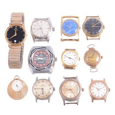 Lot 1086 - A collection of ladies' and gentlemen's automatic and manual wind wristwatches.