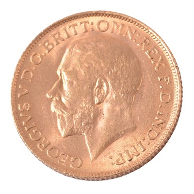 Lot 288 - A Gold Full Sovereign Coin, George V 1911.