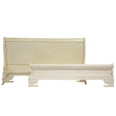 Lot 421 - Modern sleigh bed