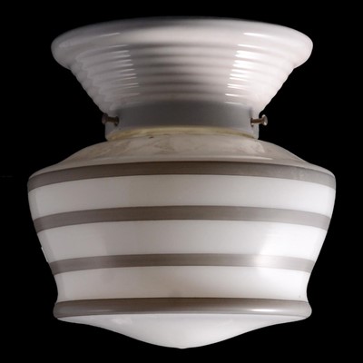Lot 215 - American Art Deco style glass ceiling light