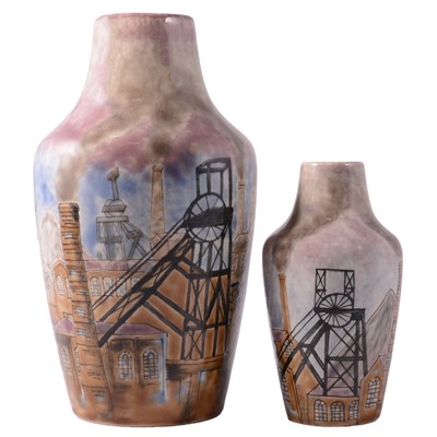 Lot 62 - Two Cobridge Stoneware vases