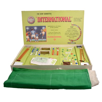 Lot 144 - Subbuteo, a boxed 'International' tabletop football game