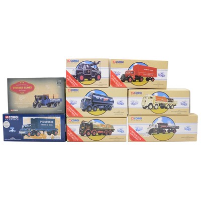 Lot 222 - Corgi Classics, nineteen commercial haulage diecast vehicles