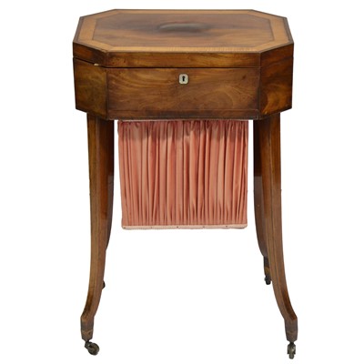 Lot 505 - Regency mahogany work table