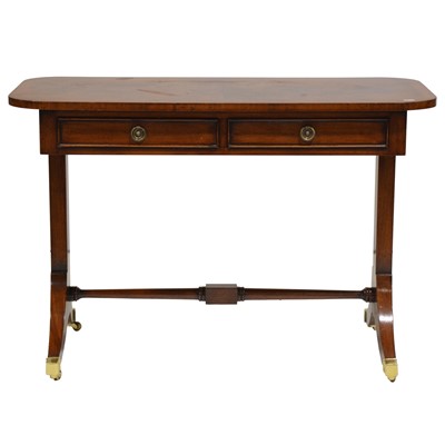 Lot 333 - Reproduction mahogany side table