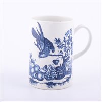 Lot 6 - First Period Worcester porcelain blue and...