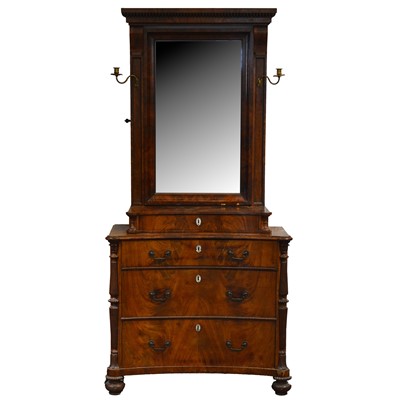 Lot 228 - 19th Century French mahogany dressing table