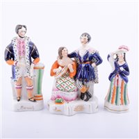 Lot 17 - Staffordshire figure, William Charles Macready...