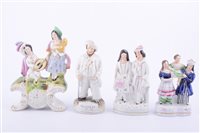 Lot 18 - Staffordshire figure, James Henry Hackett as...