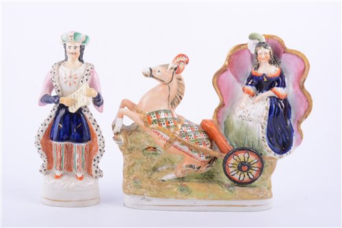 Lot 20 - Staffordshire figure, Mlle. Alboni, modelled...