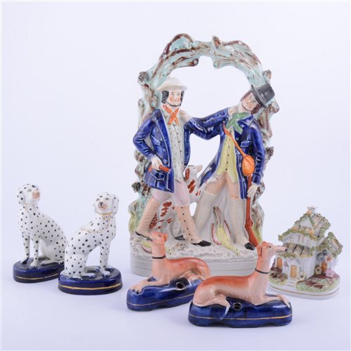 Lot 22 - Staffordshire arbour group, Thomas Smith...
